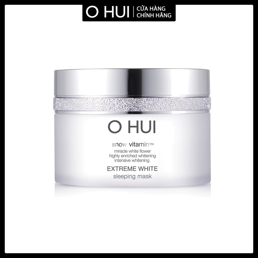 Mặt nạ ngủ dưỡng trắng da OHUI Extreme White Sleeping Mask 100ml