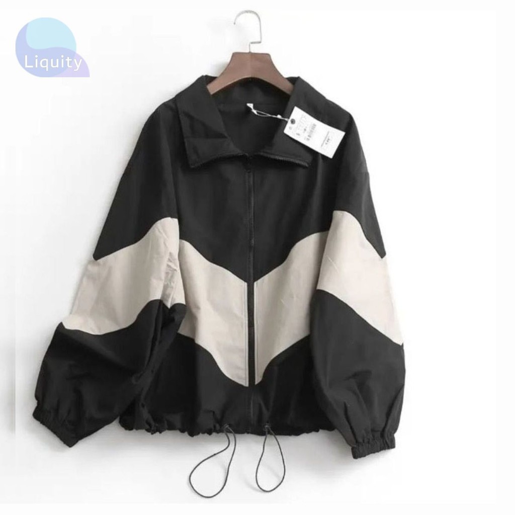 Áo Khoác Bomber Dù Nam Nữ Form Rộng Lớp, Áo Khoác dù LIQUITY