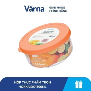 GIFT_Hộp thực phẩm tròn Hokkaido 500ml