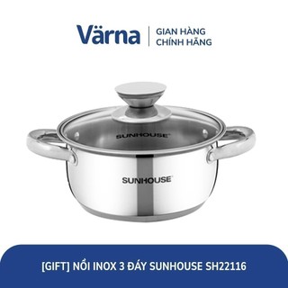  Nồi Inox 3 đáy Sunhouse SH22116