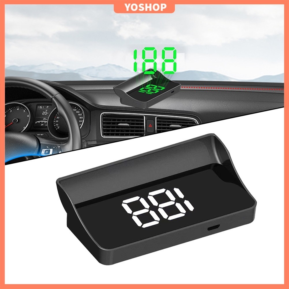 Yop Mới HUD GPS Head Up Màn Hình Đồng Hồ Tốc Độ Đồng Hồ Đo Tốc Độ Xe Tốc Độ Kỹ Thuật Số Đa Năng