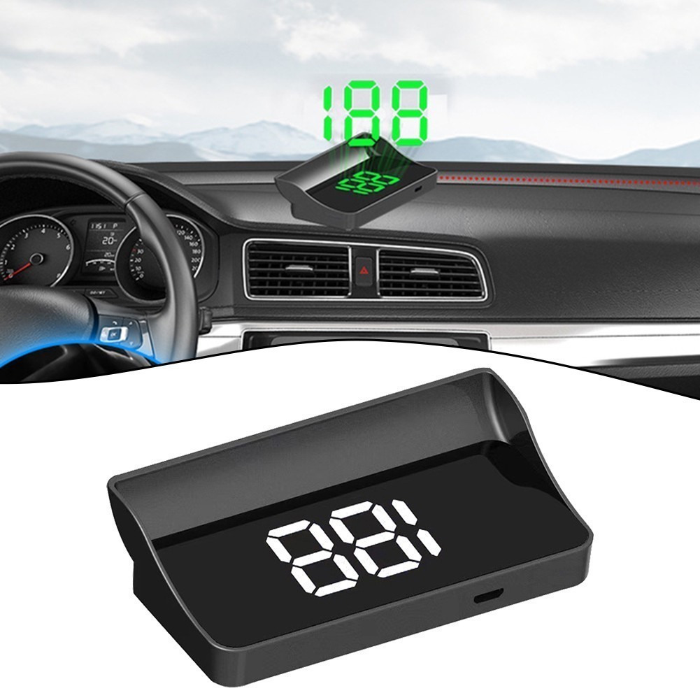 Yop Mới HUD GPS Head Up Màn Hình Đồng Hồ Tốc Độ Đồng Hồ Đo Tốc Độ Xe Tốc Độ Kỹ Thuật Số Đa Năng