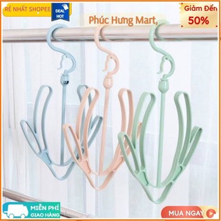 Móc phơi giày dép thông minh 2 đầu