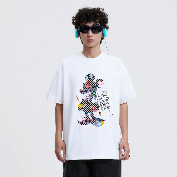 Áo Thun BOO Oversized Unisex Cotton In Graphic Mickey ONL