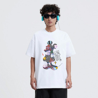 Áo thun boo oversized unisex cotton in graphic mickey onl