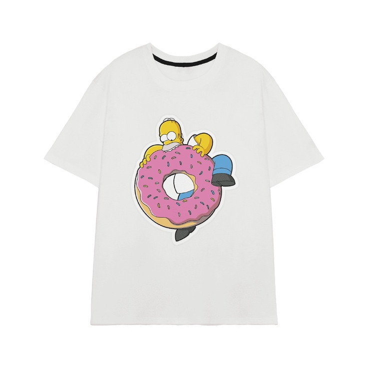 Áo Thun BOO Unisex Dáng Oversize Chất Liệu Cotton Donut The Simpson BOOZILLA