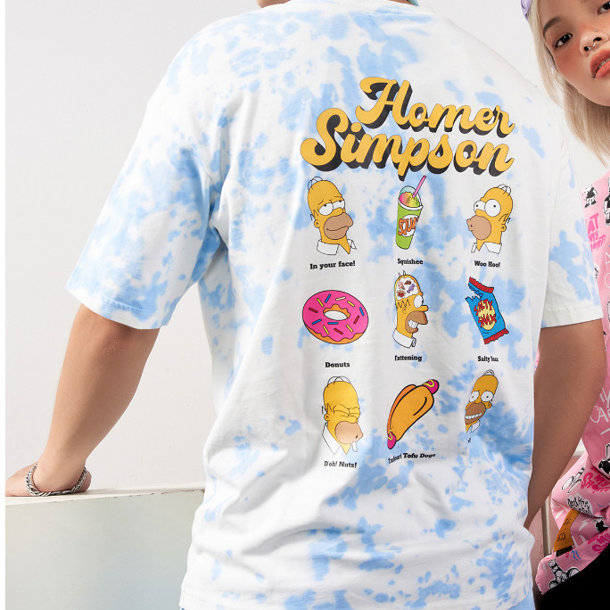 Áo Thun Oversized Graphic The Simpsons Họa tiết