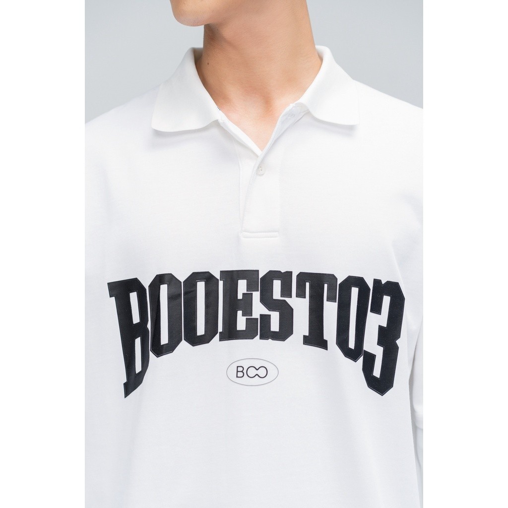 Áo Polo BOO Unisex Dáng Oversize Longsleeves 2 Tay BOOEST03