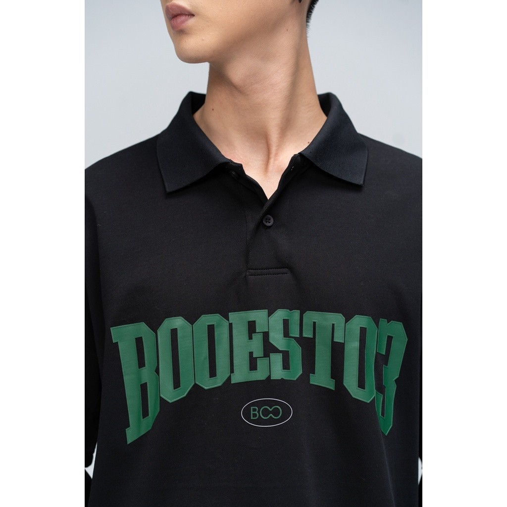 Áo Polo BOO Unisex Dáng Oversize Longsleeves 2 Tay BOOEST03