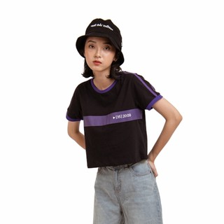 Áo thun boo nữ cotton cao cấp dáng croptop in graphic 20:09