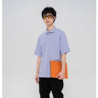 Áo Polo BOO Nam Dáng Loose Vải Cotton Cao Cấp Phối Patch