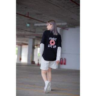 Áo Thun BOO Nữ Dáng Basic 100%Cotton In Graphic Donut