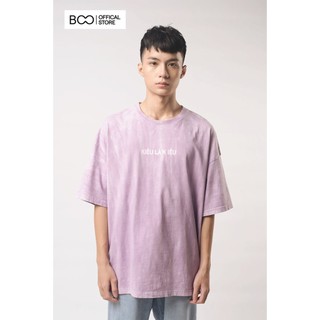  Áo Thun BOO Nam Nữ Unisex Overzie Form Rộng 100% Cotton Loang Màu Tím Tie-Dye Cá Tính