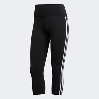 adidas Tập luyện Quần Bó 3/4 3 Sọc Believe This 2.0 Nữ Đen FJ7186
