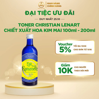 Toner nước hoa hồng Christian Lenart chiết xuất hoa kim mai 100ml - 200ml