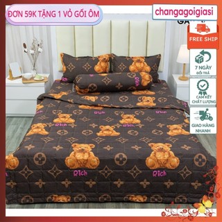 Bộ Ga Gối 3 Món M2/M6/M8 Đủ Kích Thước,Gồm 1 Ga 2 Vỏ Gối[Chọn mẫu trên bài đăng]