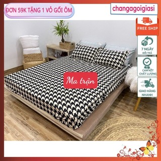 mvdv Bộ ga gối poly 2mx2m2 chuối vàng