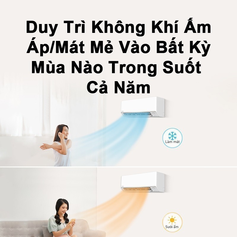 Điều hòa Panasonic Inverter CU/CS-YZ12AKH-8 - Công suất 1.5HP - Hai chiều
