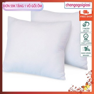 Ruột Gối Vuông Bông Hạt Cao Cấp kt 40*40cm COMBO 2 GỐI