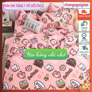 Thanh lý Vỏ ga chun bọc nệm Cotton Poly 1m6x2m,1m8x2m có chọn mẫu