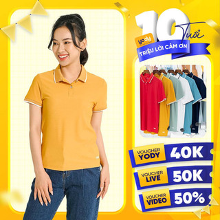 Áo thun polo nữ YODY vải Airycool giữ form thoáng mát,phù hợp công sở APN5046