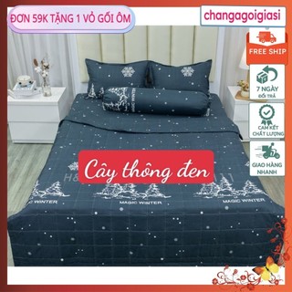 Ga trải giường cotton poly 1m4 1m6 1m8 thoải mái chọn mẫu mvdv05