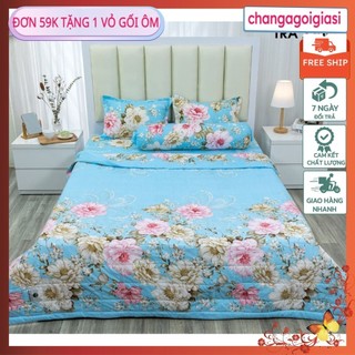 Bộ Ga gối 🌸1 ga 2 vỏ gối 1M2X2M🌸Combo 3 món,mẫu mới về