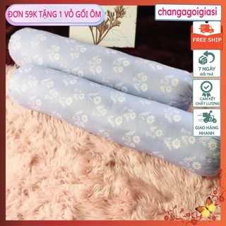 [Free ship-Giá rẻ nhất]Ruột gối ôm, ruột gối ôm ép hơi 35x100cm,mẫu hoa trà nhí