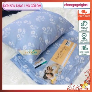 [Free ship-Giá rẻ nhất]Ruột gối bông có họa tiết hoa trà ghi, gối kt 45x65cm-LẺ 1 CÁI