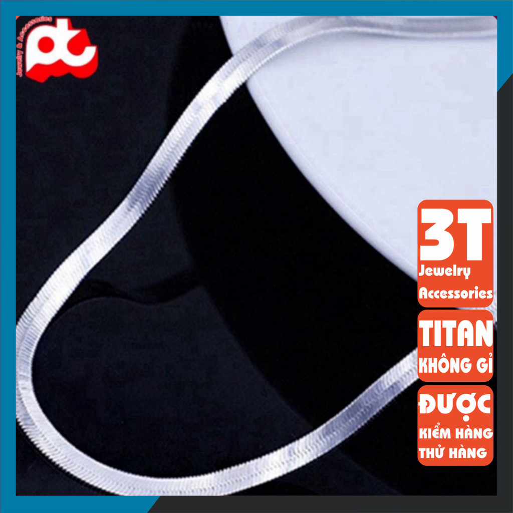 Dây chuyền nam titan cao cấp sang trọng rẻ đẹp không đen HCM V2