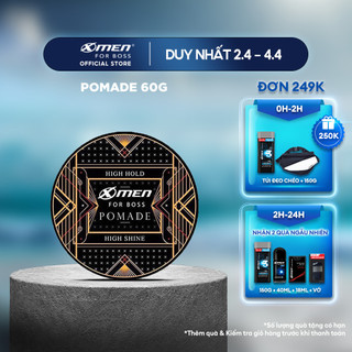Pomade tạo kiểu tóc X-Men For Boss High Hold - Dày bồng lãng tử 60g