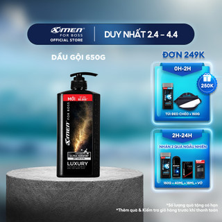 Dầu gội nước hoa X-Men For Boss Luxury 650g - Mùi hương sang trọng tinh tế