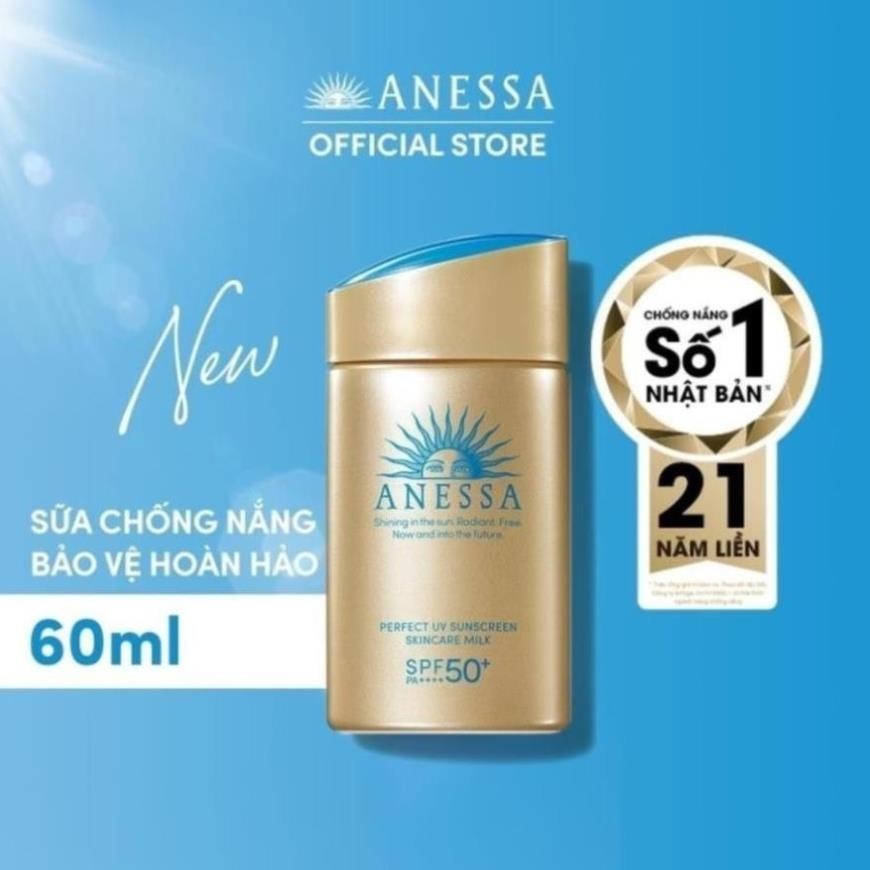 Kem chống nắng anessa Perfect UV Sunscreen Skincare Milk SPF50+ PA++++