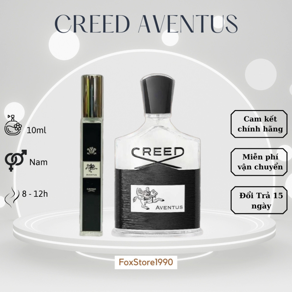 Nước Hoa Nam Creed Aventus EDP Chiết 10ml .