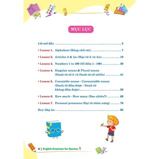 Sách - English grammar for starters 1 (có đáp án)