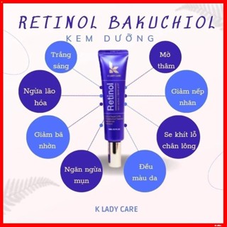 Kem dưỡng Retinol bakuchiol 2% chống lão hóa, tăng sinh collagen