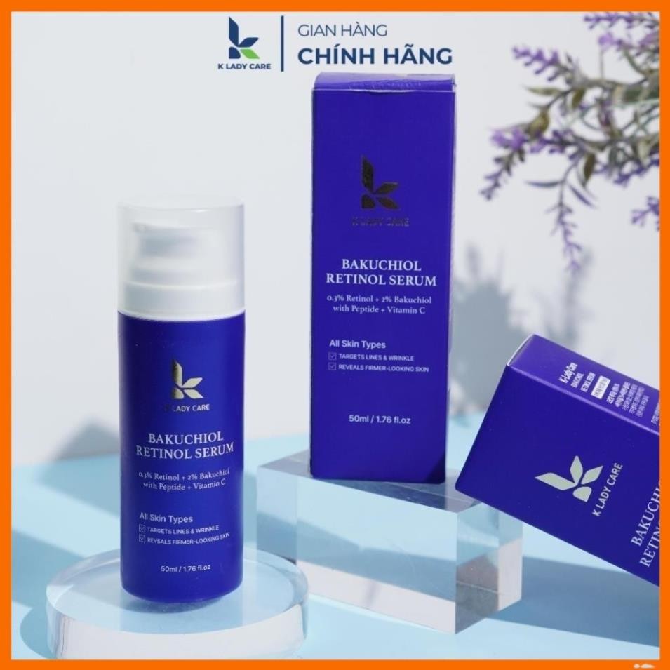 Serum Retinol bakuchiol 2% chống lão hóa, trắng da, mờ nám