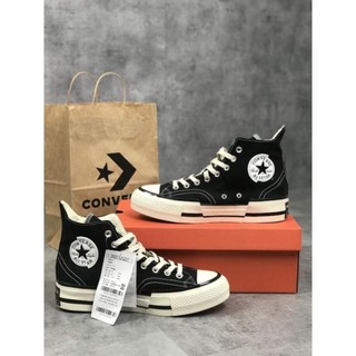 Giày Converse Chuck Taylor All Star 70 Plus Black ( full box + túi cv + bill + tất)