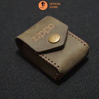 Bao da bò thật Siêu bền Handmade Zipo Màu Nâu Đất RAM Leather