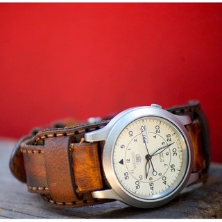 Combo dây đồng hồ da bò handmade italia veg mahogany ram leather b2 1970 veg 18mm, 20mm, 22mm, casio 1200, aw iwatch