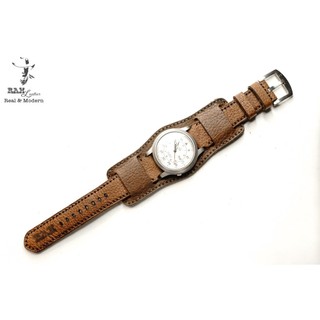 Combo Dây Đồng Hồ Da Thật Handmade RAM Leather 1951 Và B2 Da Bò Siêu bền 18mm, 20mm, 22mm, Casio 1200, iwatch AW