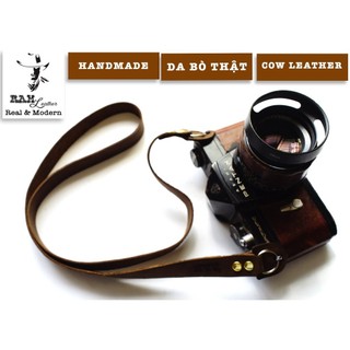 Dây đeo máy ảnh Siêu bền RAM Leather Da Bò Sáp RAM Leather A22sn