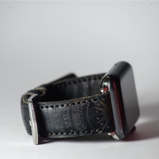 Dây Đồng Hồ Da Bò Handmade RAM Leather Italia Veg Trống Đồng Việt Nam Màu Đen 18mm, 20mm, 22mm, Casio 1200, AW iwatch