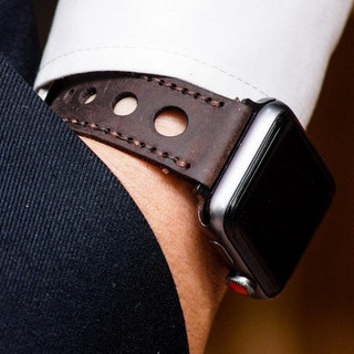 Dây Đồng Hồ Da Bò Handmade Nâu Đất Thoáng Khí RAM Leather D1 Siêu bền 18mm, 20mm, 22mm, Casio 1200, AW iwatch