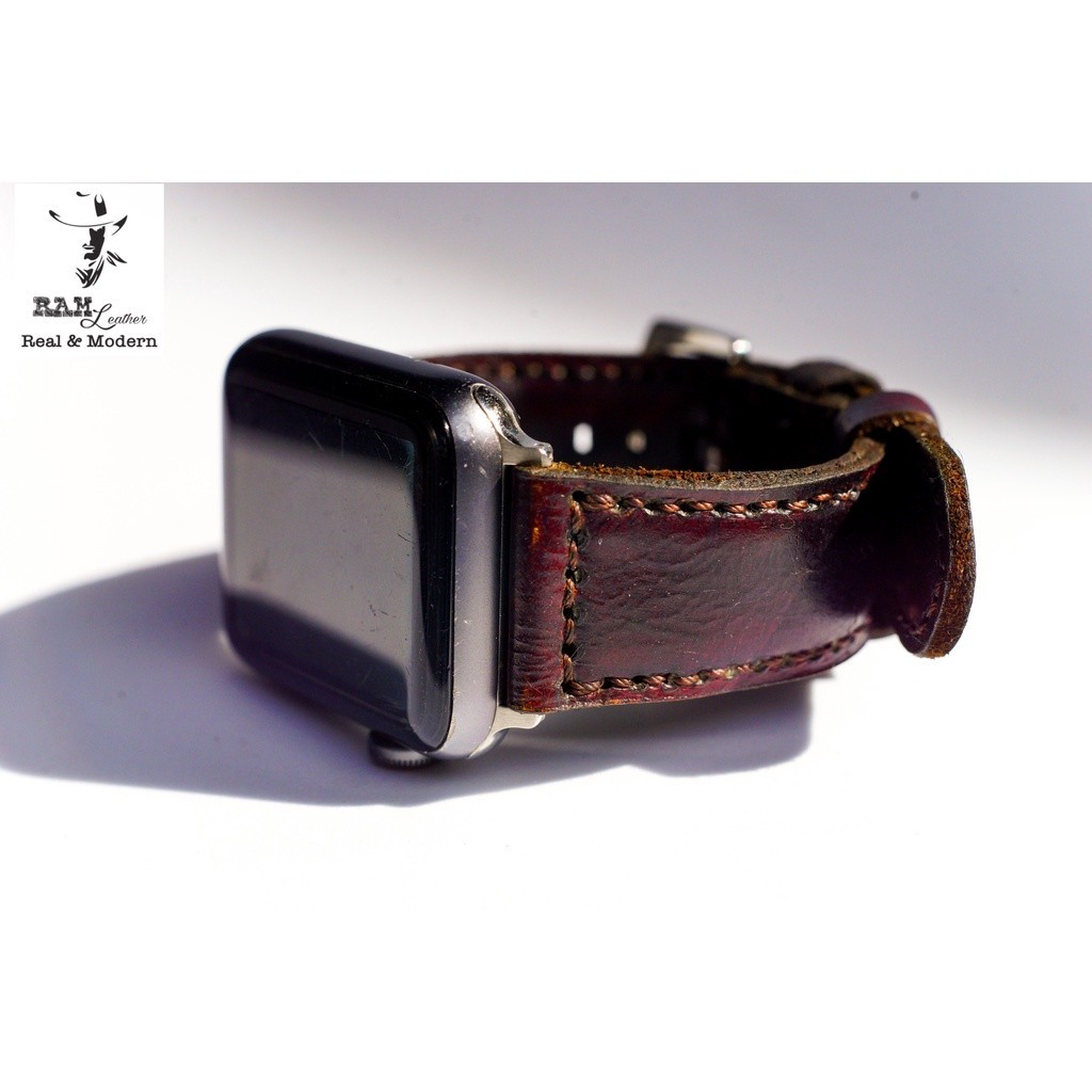 Dây Đồng Hồ Thủ Công Da Thật RAM Leather 1985 Da Bò Bền Đẹp 18mm, 20mm, 22mm, Casio 1200, iwatch AW đủ seri