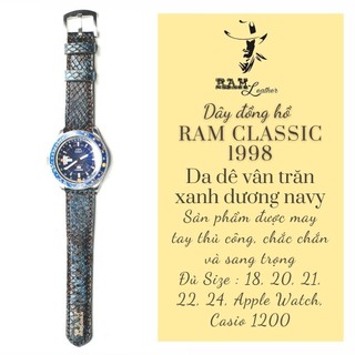 Dây Xiaomi Amazfit Stratos, Pace , GT dây 22mm Da Bò Thật RAM Leather Siêu bền