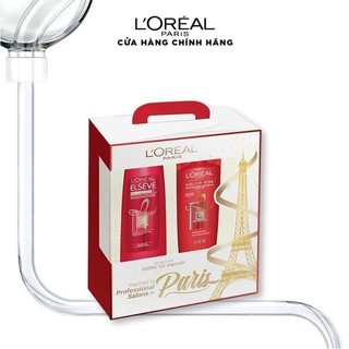 Bộ dầu gội 330ml, dầu xả 325ml chăm sóc tóc nhuộm L'Oreal Paris Elseve Color Protect