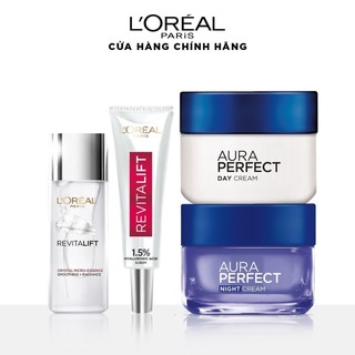 Bộ Dưỡng Trắng Và Cấp Ẩm Toàn Diện Q3 L'Oreal Paris Aura Perfect