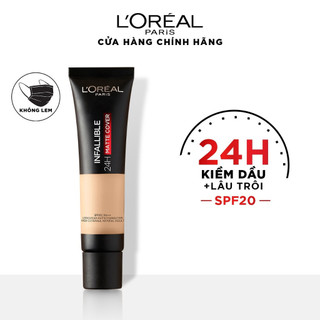[Mã LORESBD -12% đơn 500K] Kem nền lâu trôi L’Oreal Paris Infallible 24H MATTE COVER
