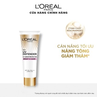 [Quà tặng không bán] Kem chống nắng Mịn Nhẹ Bảo vệ da L’Oreal Paris UV Defender 15ml​